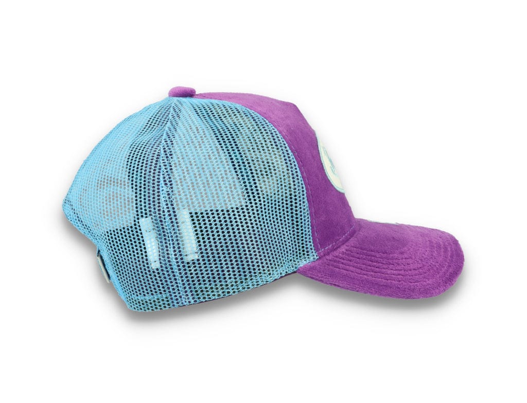 Von Dutch Trucker Cap Velvet Lilac/Blue - LOKK
