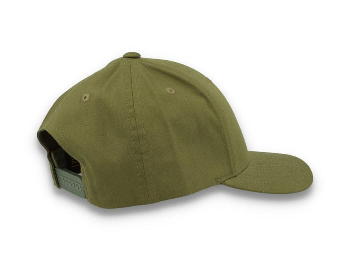 Curved Baseball Cap Snapback Buck Green - Yupoong 7706 - LOKK