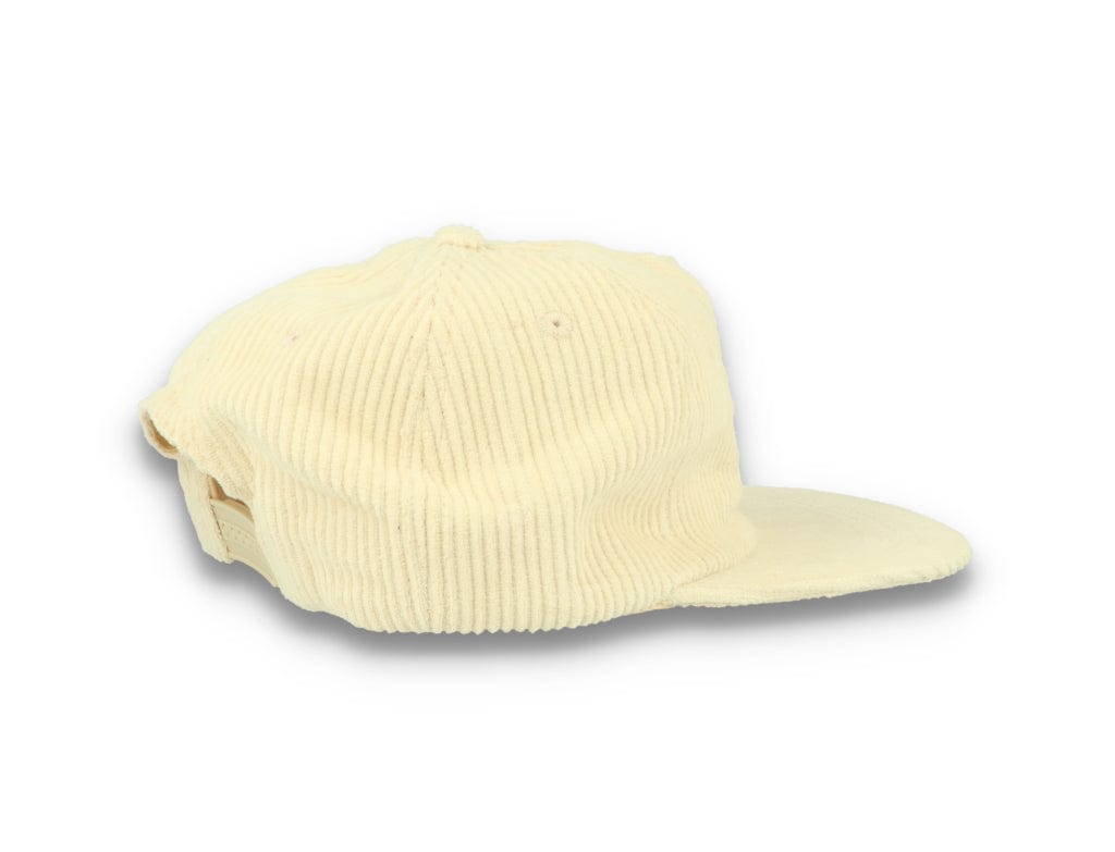 Free & Easy Don't Trip Fat Corduroy Snapback Cap Bone - LOKK