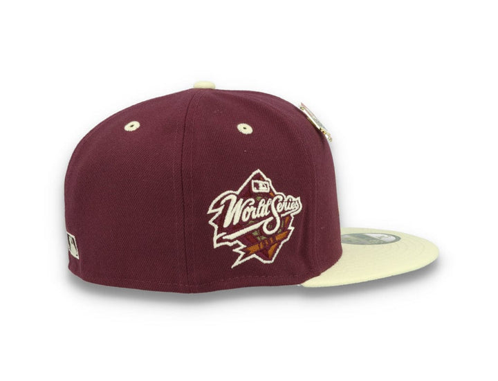 59FIFTY MLB World Series Trail Mix New York Yankees Plum/White - LOKK