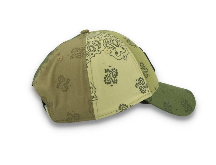 9FORTY Paisley Print NY Yankees Olive - LOKK
