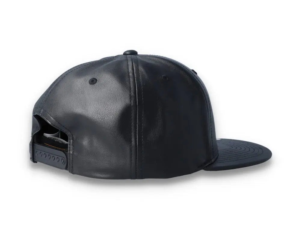 Yupoong Snapback Full Leather 6089FL Black - LOKK