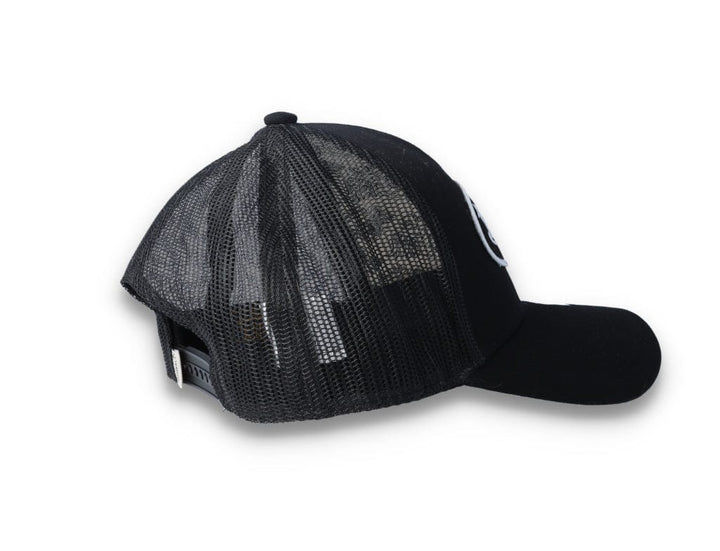 Von Dutch Trucker Cap Black/Black/White - LOKK
