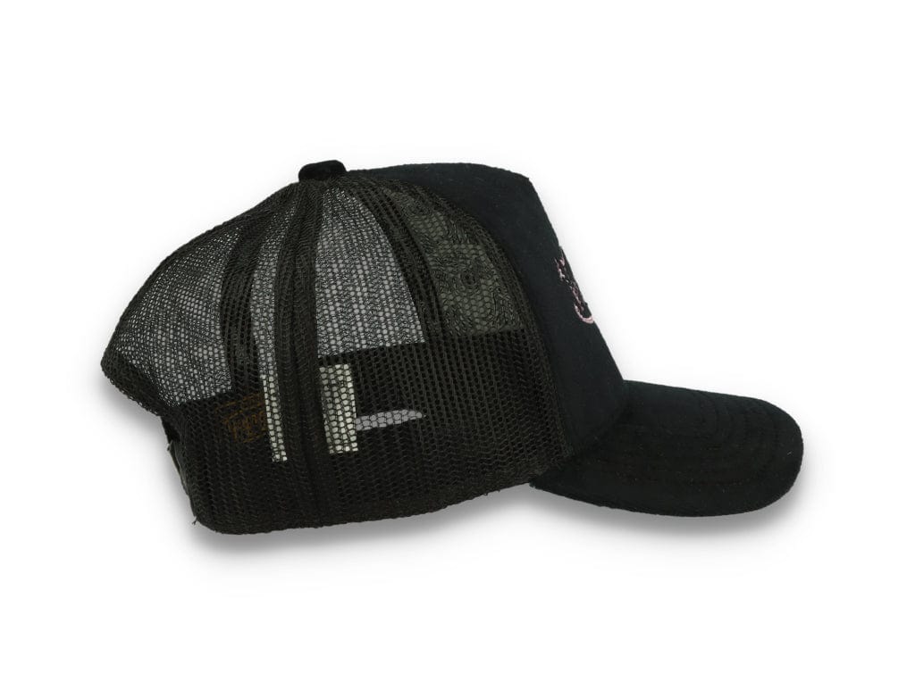 Von Dutch Trucker Cap Miami Velvet Black/Black - LOKK