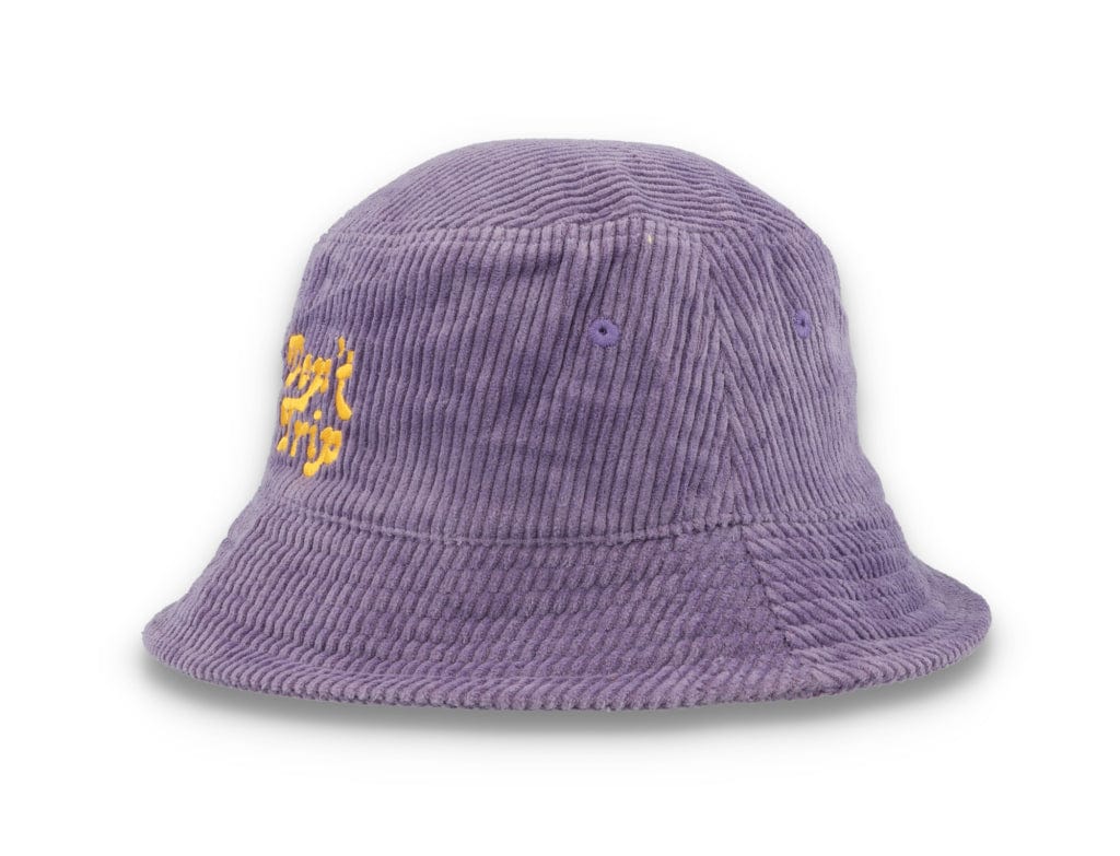 Bucket Hat Purple Free & Easy Don't Trip Fat Corduroy
