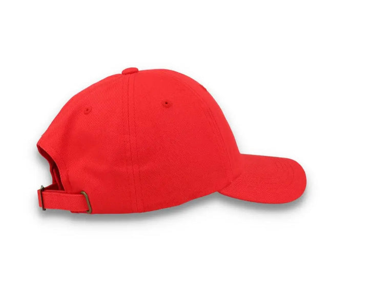 Red Dad Cap Low Profile Cotton Twill - Yupoong 6245CM - LOKK