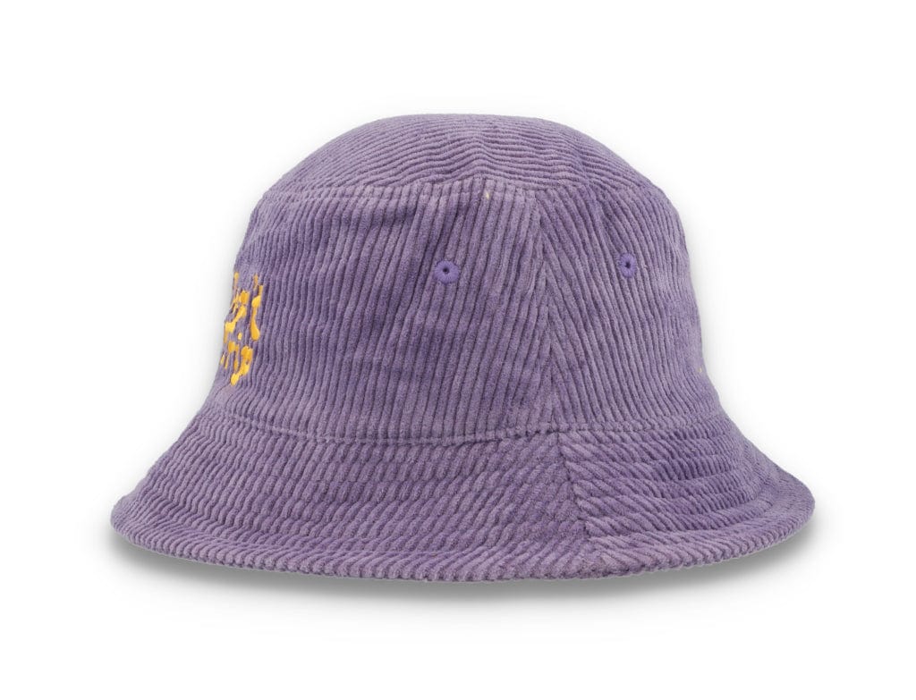Bucket Hat Purple Free & Easy Don't Trip Fat Corduroy