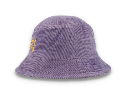 Bucket Hat Purple Free & Easy Don't Trip Fat Corduroy