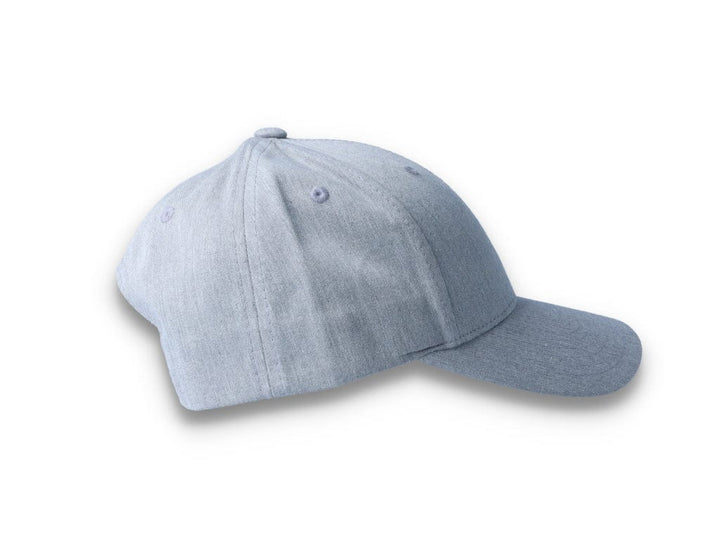 Curved Baseball Cap Snapback Heather Grey - Yupoong 7706 - LOKK