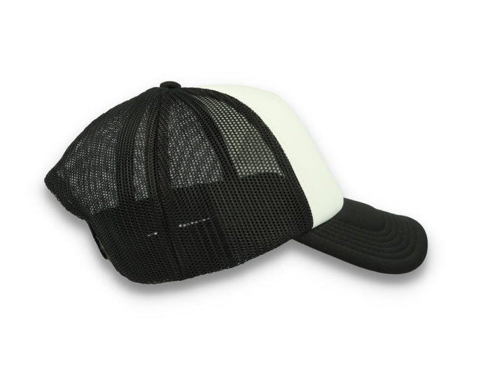 Trucker Cap Black/White Atlantis Rapper Foam - LOKK