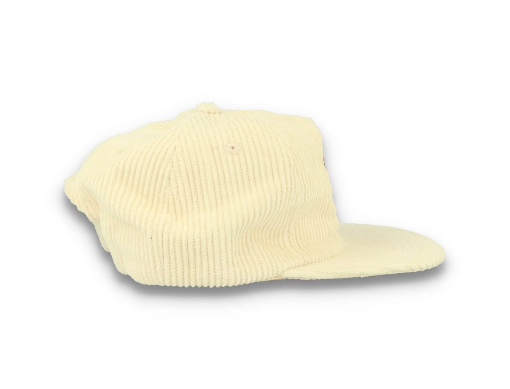 Free & Easy Don't Trip Fat Corduroy Snapback Cap Bone - LOKK