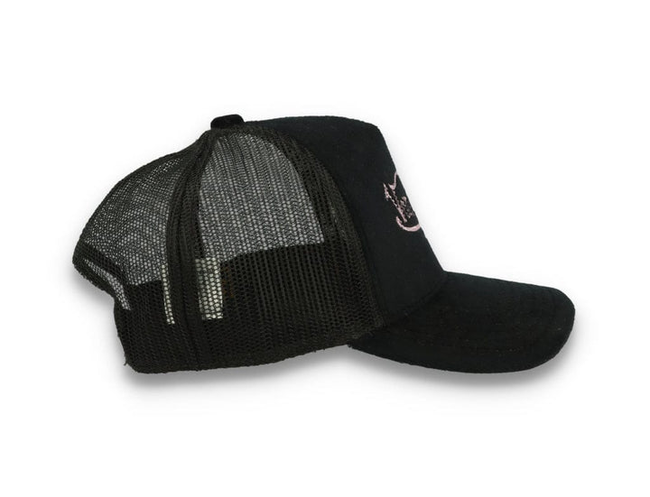 Von Dutch Trucker Cap Miami Velvet Black/Black - LOKK