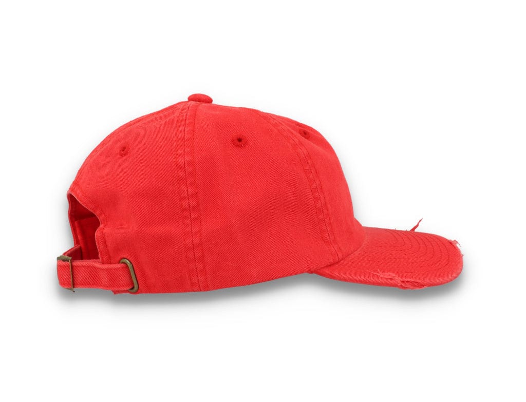 Low Profile Destroyed Cap Red 6245DC - LOKK