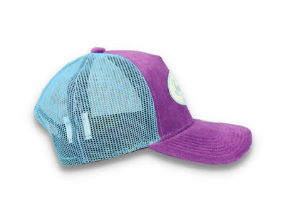 Von Dutch Trucker Cap Velvet Lilac/Blue
