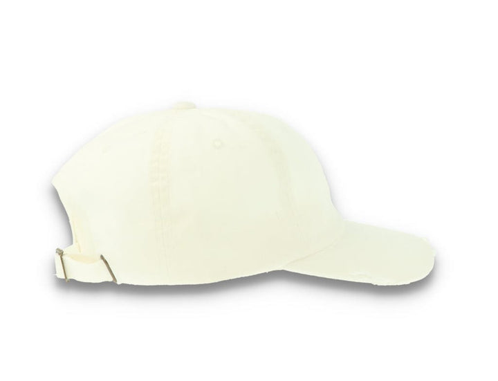 Low Profile Destroyed Cap White 6245DC - LOKK