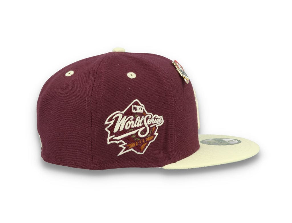 59FIFTY MLB World Series Trail Mix New York Yankees Plum/White - LOKK