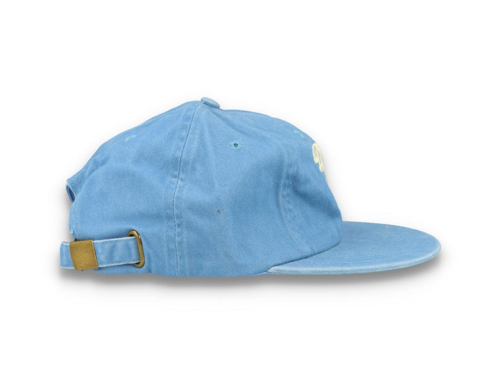 Free & Easy Don't Trip Strapback Hat Washed Light Blue - LOKK
