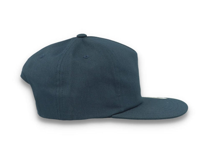 Yupoong 6502 Unstructured 5-Panel Snapback Cap Navy - LOKK