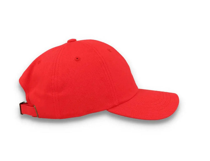 Red Dad Cap Low Profile Cotton Twill - Yupoong 6245CM - LOKK