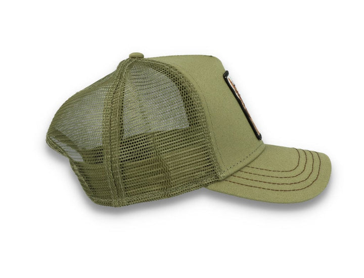 Goorin Trucker Cap The Bad Boy Olive - LOKK
