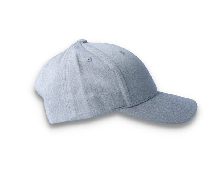 Curved Baseball Cap Snapback Heather Grey - Yupoong 7706 - LOKK