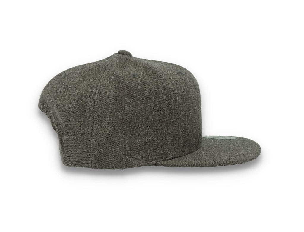 Dark Heather Grey/Dark Grey Snapback Cap - Yupoong 6089M - LOKK
