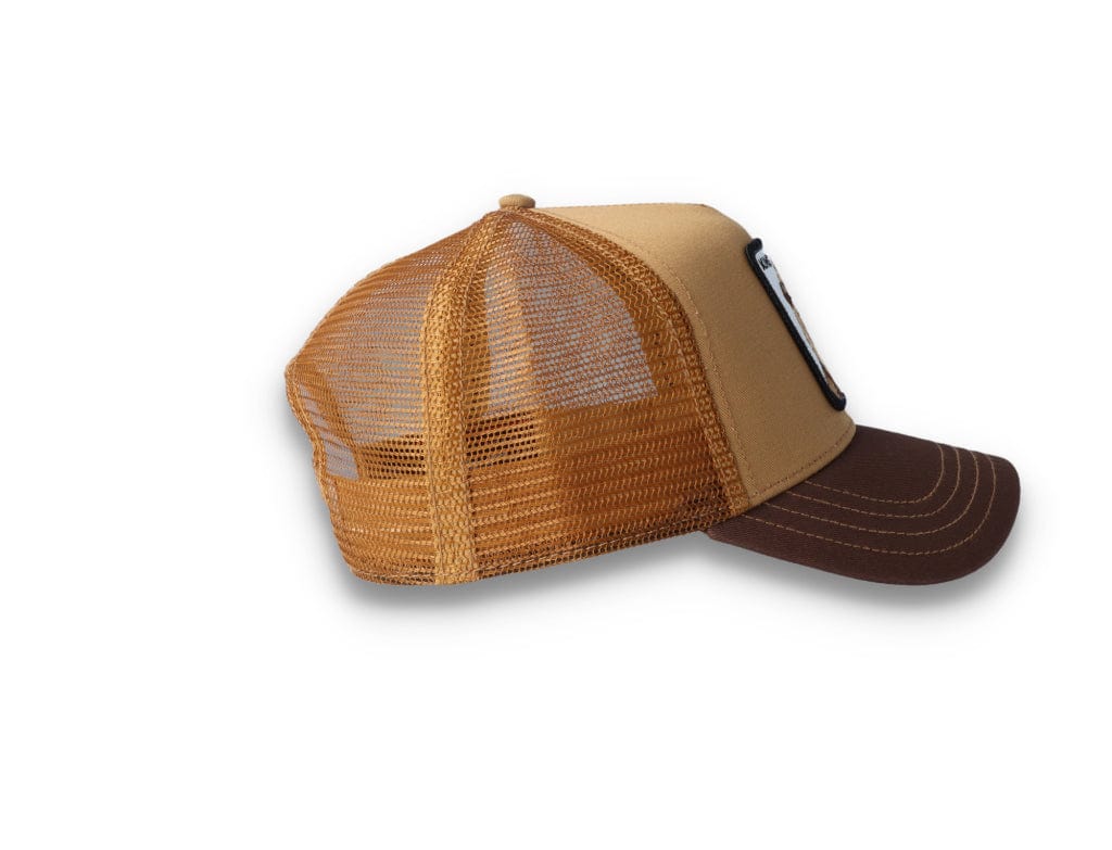 Goorin Trucker Cap The King Lion Brown - LOKK