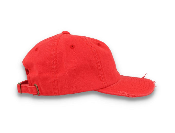 Low Profile Destroyed Cap Red 6245DC - LOKK