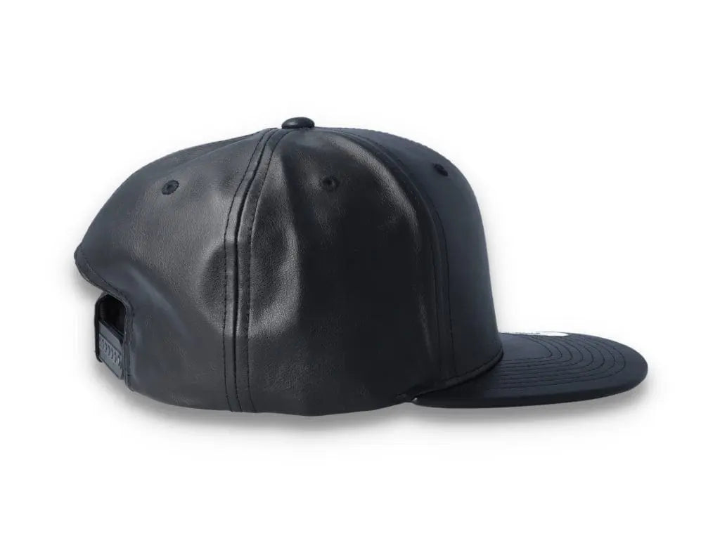 Yupoong Snapback Full Leather 6089FL Black - LOKK