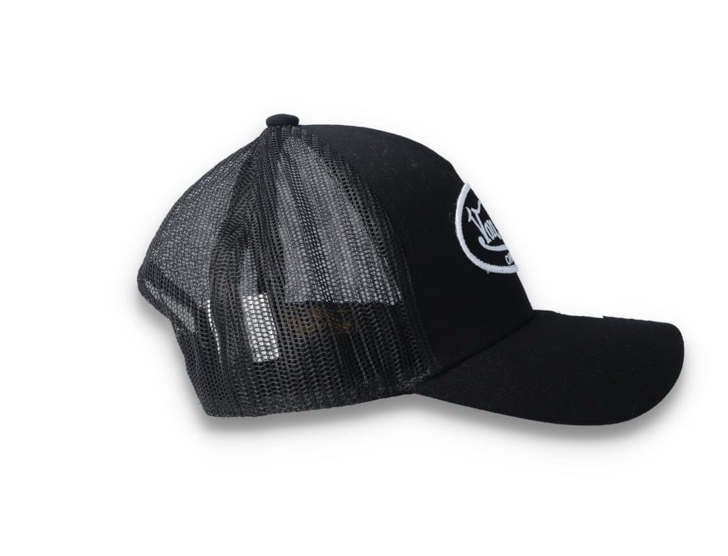 Von Dutch Trucker Cap Black/Black/White - LOKK