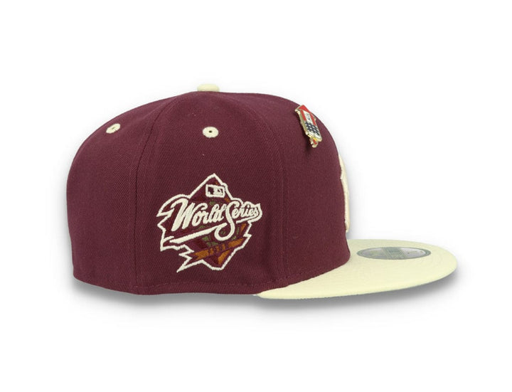 59FIFTY MLB World Series Trail Mix New York Yankees Plum/White - LOKK