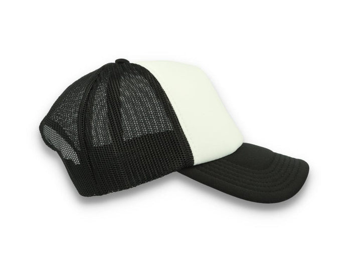 Trucker Cap Black/White Atlantis Rapper Foam - LOKK