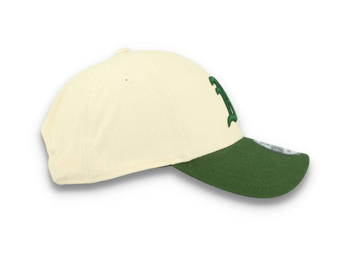 9FORTY MLB Oakland Athletics Off White/Dark Green - LOKK