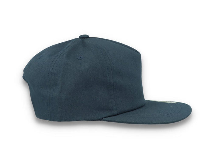 Yupoong 6502 Unstructured 5-Panel Snapback Cap Navy - LOKK