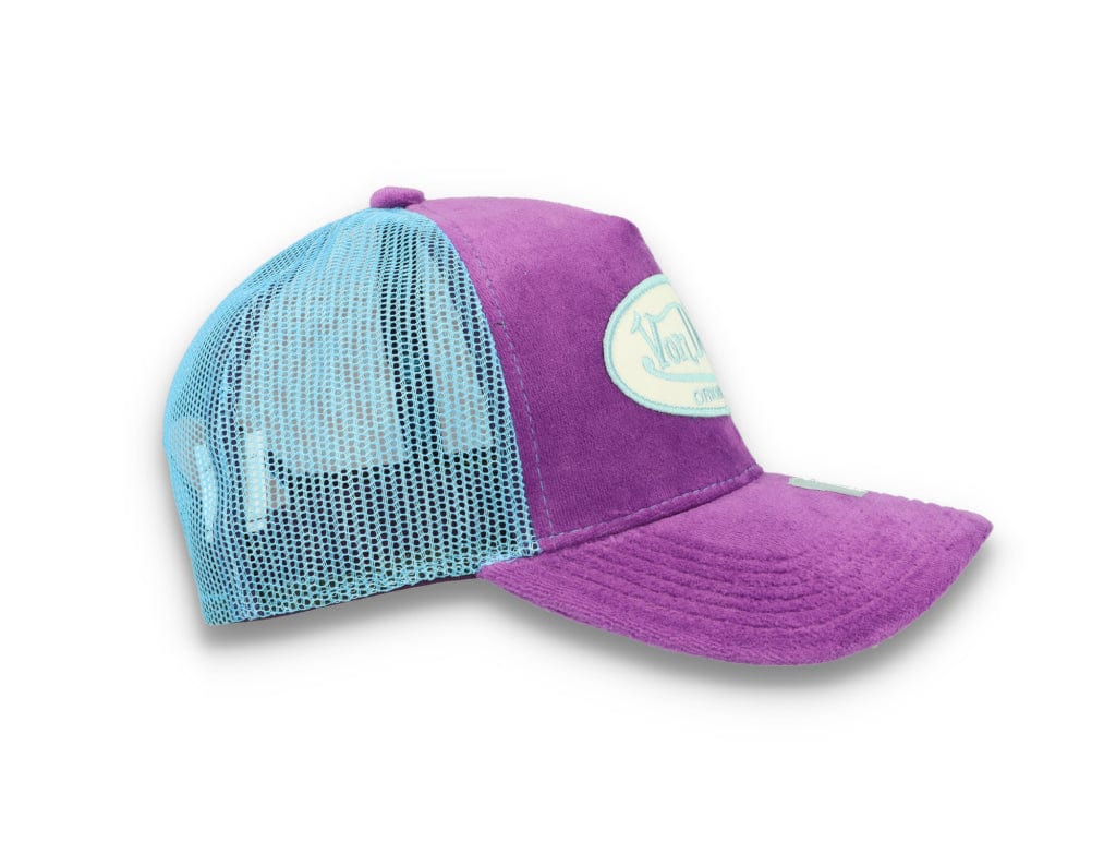 Von Dutch Trucker Cap Velvet Lilac/Blue - LOKK