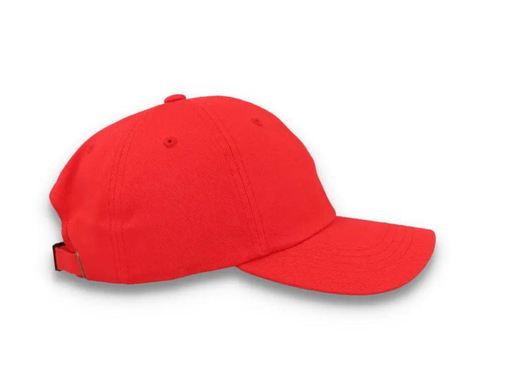 Red Dad Cap Low Profile Cotton Twill - Yupoong 6245CM - LOKK