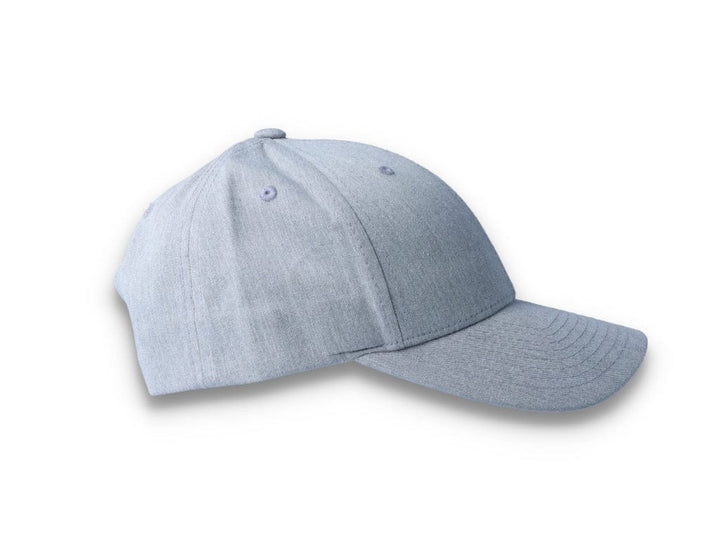 Curved Baseball Cap Snapback Heather Grey - Yupoong 7706 - LOKK