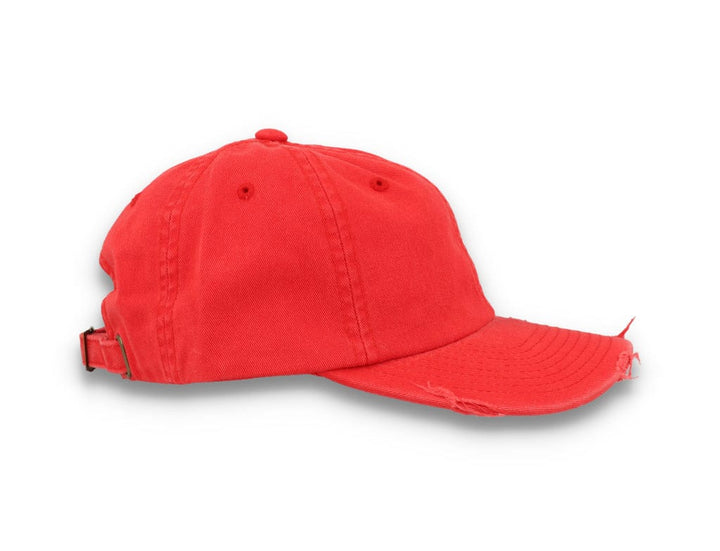 Low Profile Destroyed Cap Red 6245DC - LOKK