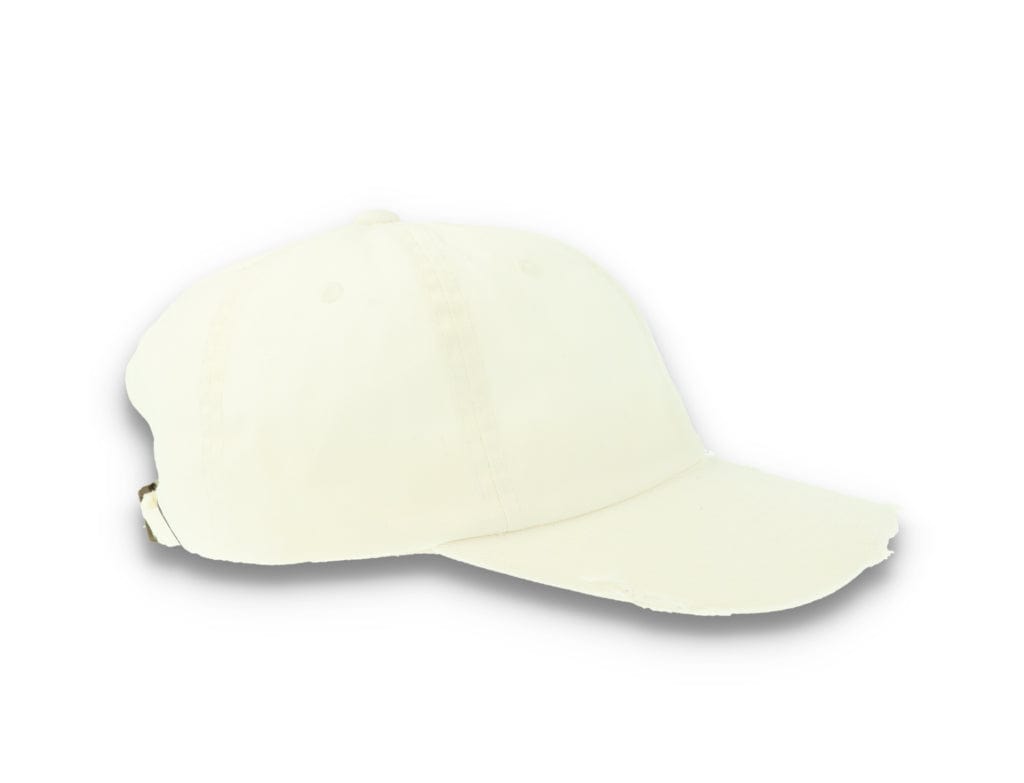 Low Profile Destroyed Cap White 6245DC - LOKK