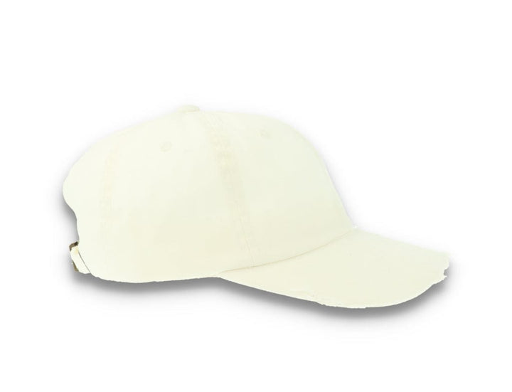 Low Profile Destroyed Cap White 6245DC - LOKK