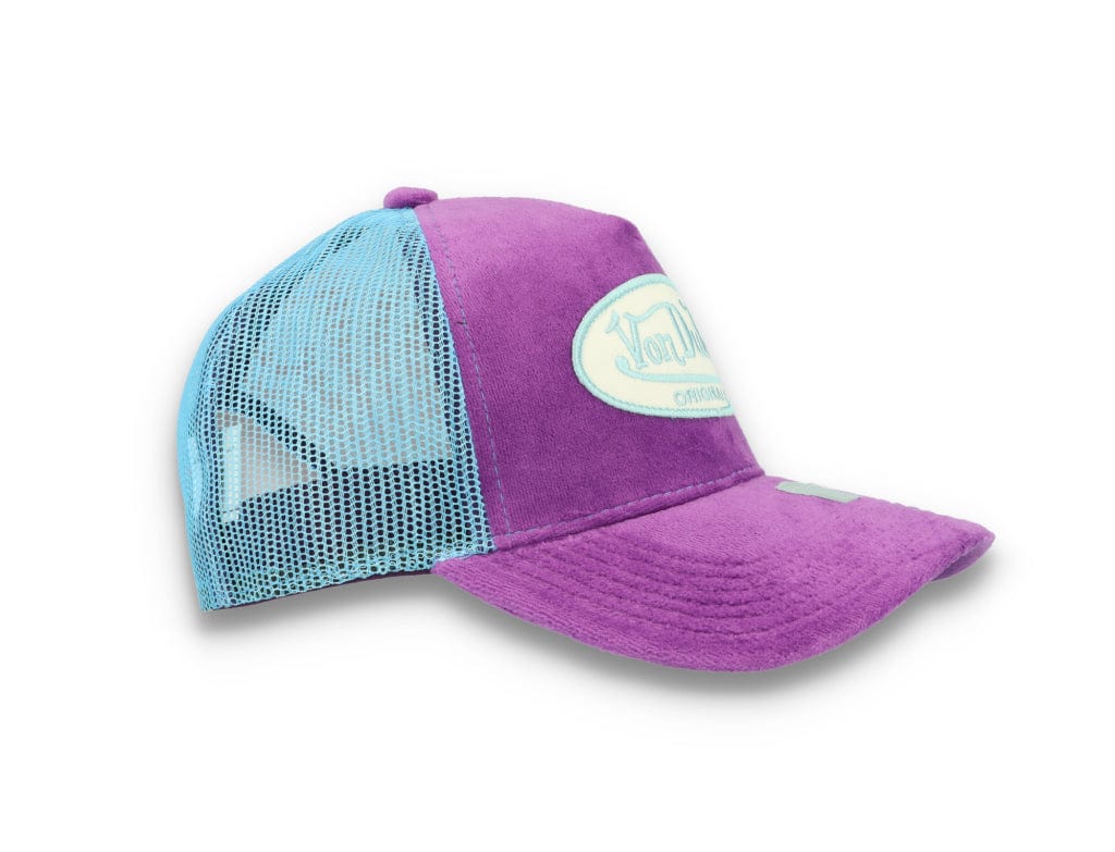 Von Dutch Trucker Cap Velvet Lilac/Blue - LOKK