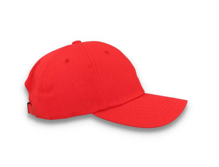 Red Dad Cap Low Profile Cotton Twill - Yupoong 6245CM - LOKK
