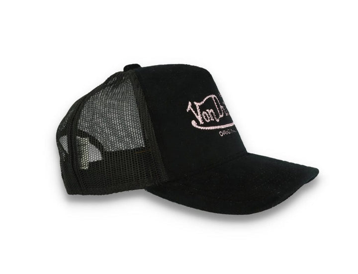 Von Dutch Trucker Cap Miami Velvet Black/Black - LOKK