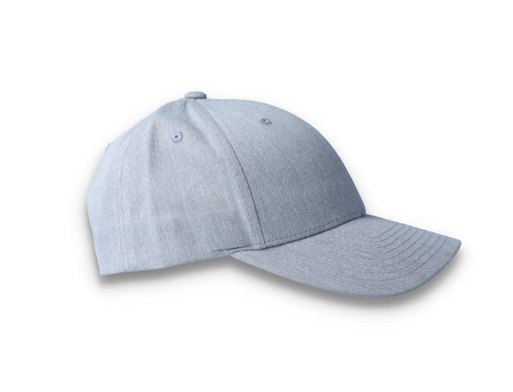 Curved Baseball Cap Snapback Heather Grey - Yupoong 7706 - LOKK