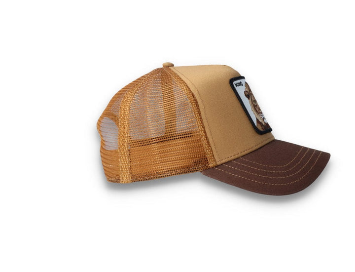 Goorin Trucker Cap The King Lion Brown - LOKK