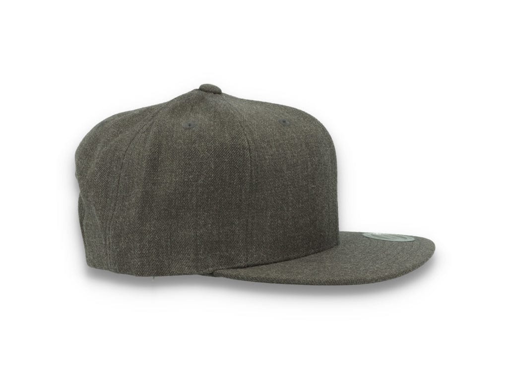 Dark Heather Grey/Dark Grey Snapback Cap - Yupoong 6089M - LOKK