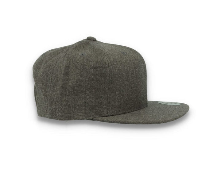Dark Heather Grey/Dark Grey Snapback Cap - Yupoong 6089M - LOKK