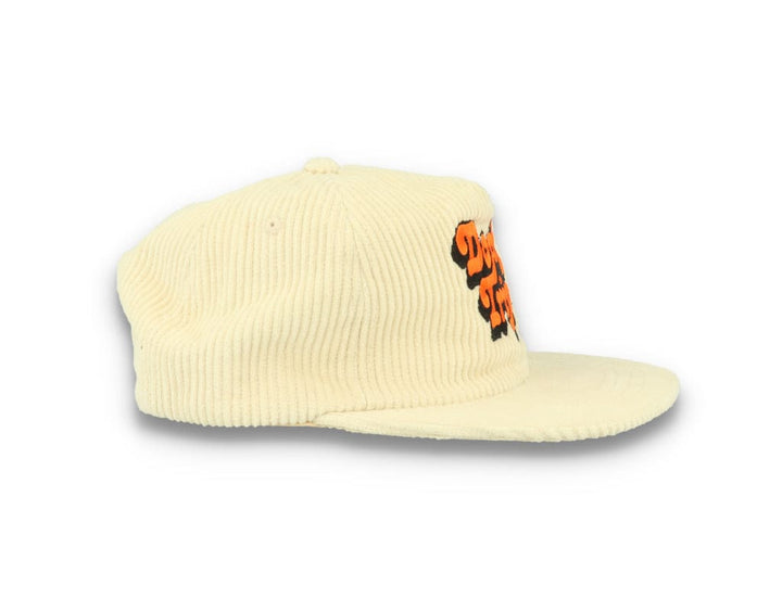 Free & Easy Don't Trip Fat Corduroy Snapback Cap Bone - LOKK