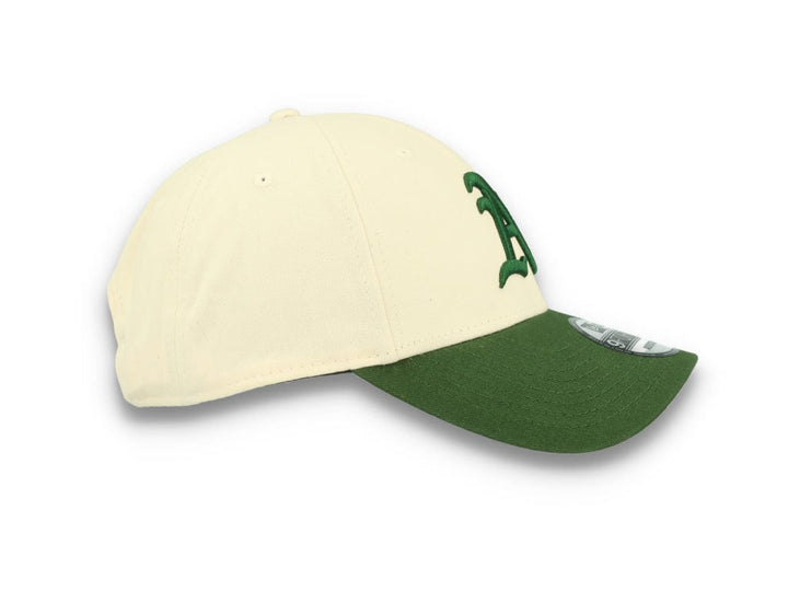 9FORTY MLB Oakland Athletics Off White/Dark Green - LOKK