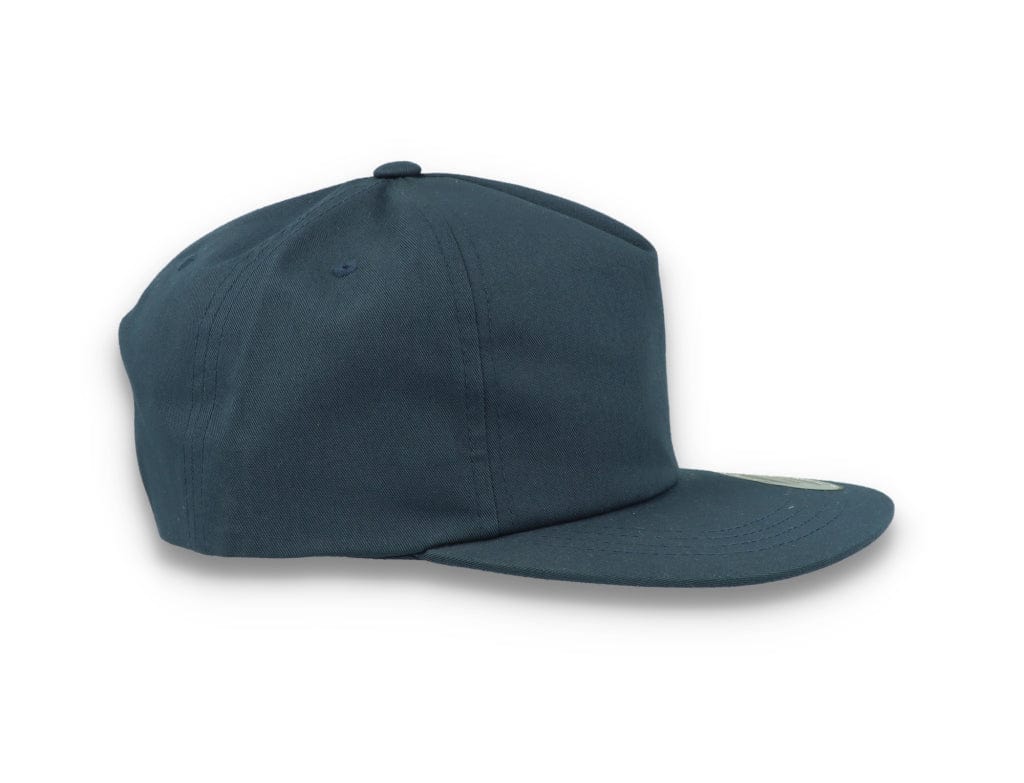 Yupoong 6502 Unstructured 5-Panel Snapback Cap Navy - LOKK
